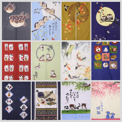 A Variety Of Japanese-Korean-style Kitchen Decoration Curtains