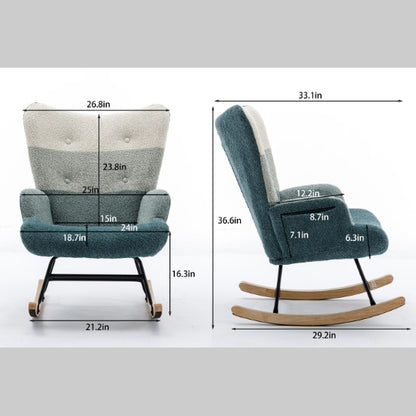 Modern Patchwork Upholstery Chairs