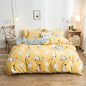 Cover Set Bed Cotton Quilt Bedsheet Bedding Duvet Fitted