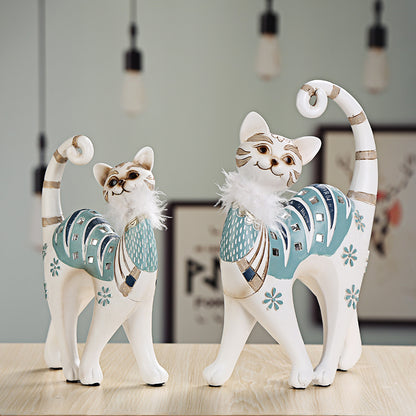 Cute Cat Ornaments, Creative Home Accessories, Living Room Crafts And Furnishings