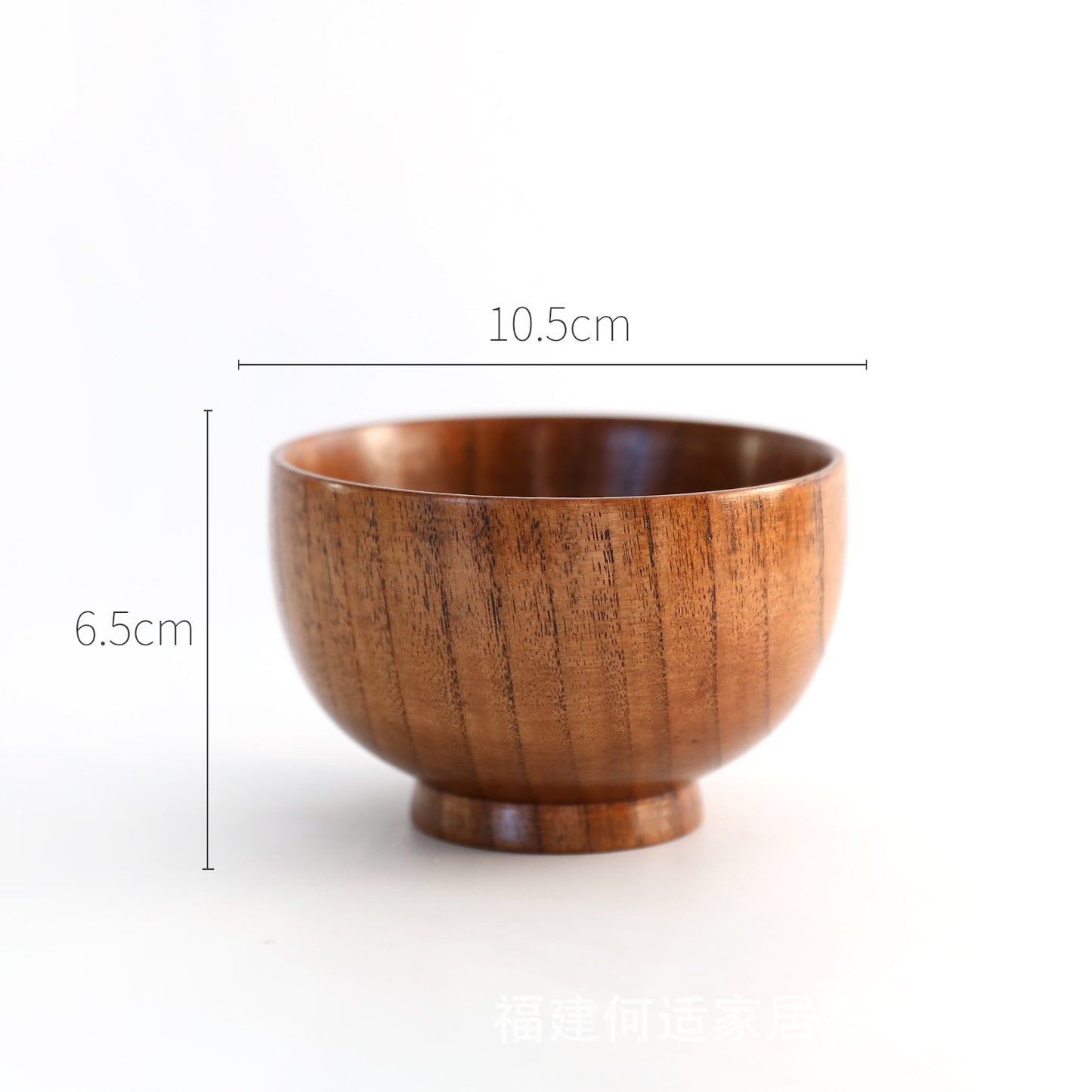 Wooden Bowl Japanese Style Wood Rice Soup Bowl Salad Bowl Wooden Utensils